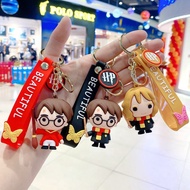 GANTUNGAN Harry Potter Dobby Hermione Keychain Bag Keychain Accessories Motorcycle Car Cute Souvenir
