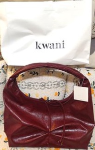 韓國品牌 Kwani Noa Zip Tote Cherry Burgundy