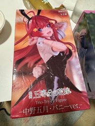 FuRyu 景品 五等分的新娘 中野五月 兔女郎ver. Figure 模型 公仔 景品