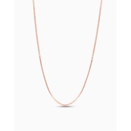 Love & Co. LVC 10K Rose Gold Box Chain