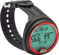 Cressi Scuba Diving Computer for Beginners - 4-Dive Modes: Air • Nitrox • Gauge • Free - Long Battery Life - Strong Backlit Display - Donatello: Made in Italy Black/Red