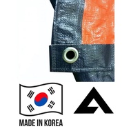 Korea Blue Orange Canvas Pe Tarpaulin Sheet (Thick) 20FT X 20FT
