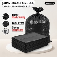 Plastik Beg Sampah Hitam HeavyDuty Premium Plastic Garbage HDPE Rubbish Thickening Dustbin Trash Bag