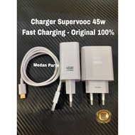 OPPO SUPERVOOC 45W Charger Original 100% Removed hp A3X A3 Pro, A5 Pro, A60, A80, Reno 12F,....