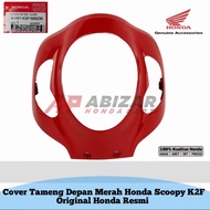 64301-K2F-N00ZM Cover Tameng Depan Scoopy 2021 - 2023 Merah Glossy Ori