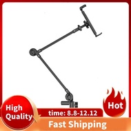 Adjustable Bed Tablet Holder Rotatable Long Arm Metal Desktop Tablet Bracket Mounts Clamp  for 4.7-1