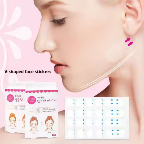 V Lift Face Sticker Invisible Makeup Adhesive Lift Face Tape Slim Patch Breathable Sticker Lifting T