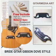 Custom Acoustic bridge gibson dove Guitar bridge model gibson dove Guitar