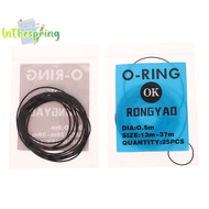 [lnthespringS] 1Pack 0.5/0.6/0.7/0.8/0.9mm Watch O-Ring Waterproof Rubber Watch Back Cover Gaskets O