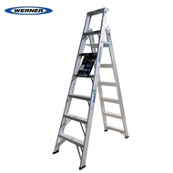 HY-JD Stable Ladder Aluminium Alloy Herringbone Ladder2.1M Industrial Ladder Seven Steps Engineering Ladder Folding Powe