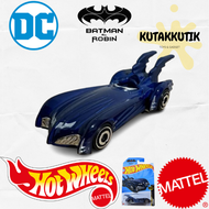 Hotwheels Mobil Batman & Robin Batmobile Biru Tua Lot M 2024 Batman