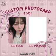 Custom photocard