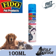 Fido Aerosol Dog Spray 100ML  Pet healthcare Anti Virus Spray ,Fungal Spray ,Odour Spray Anti-Bacter