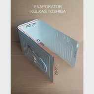 evaporator kulkas 1pintu TOSHIBA 100×23 original