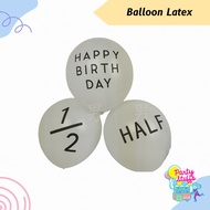 Latex balloon happy birthday to you Latex balloon half Latex balloon/ 1/2