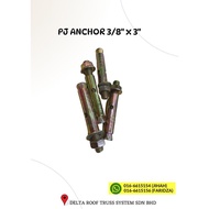 PJ Anchor 3/8" x 3" | Wall Plug | Anchor Bolt | Sleeve Anchor