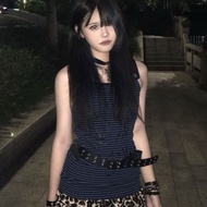 y2k y2k y2k Top Asian Culture Women's Clothing y2k Short-Sleeved Clothes Handsome Dopamine Millenniu