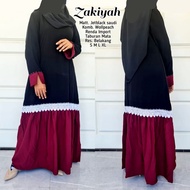 abaya gamis hitam arab murah terbaru mesir dubai ori saudi ZAKIYAH