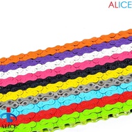 ALICE Bicycle Chains Ultralight Cycling Accessories 1/2" x 1/8" Track Blike for BMX Colorful Fixed G
