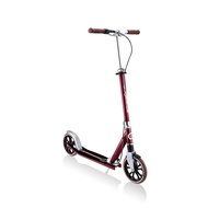 GLOBBER NL205 Deluxe Big Wheels Foldable Kick Scooter - Vintage Red
