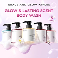 Grace and Glow Daily BUNDLE Brightening Solution Body Wash + English Pear and Freesia Anti Acne Solu