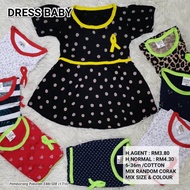 DRESS BABY 6-36 MONTH MIX RANDOM CORAK / PEMBORONG PAKAIAN KANAK-KANAK &amp; DEWASA/BORONG BAJU BUDAK