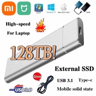 XIAOMI MIJIA New Portable SSD 128TB 1TB 2TB High-speed Mass Storage USB 3.0 External Hard Drive Interface for Computer Laptops