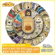 100Pcs Retro Magic Potion Bottle Label Decoration Stickers Vintage Cartoon Waterproof Sticker