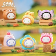 Official Emma Rua Rua Zoo Series Blind Box - Cute Animal Figure Collectible, Desktop Decor Toys