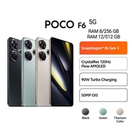 HP XIAOMI POCO F6 5G NFC RAM 8/256GB | RAM 12/512GB GARANSI RESMI