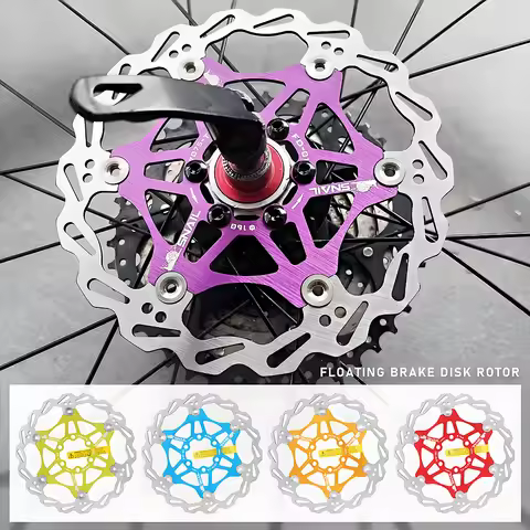 SNAIL Disc Brake Rotor MTB Bicycle Floating Rotor Heat Dissipation 160mm Stainless Steel Rotor Cycli