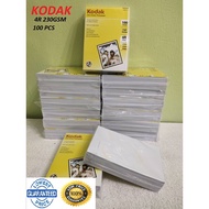 Kodak Glossy Photo Paper 230gsm-100 Sheets 4R Size