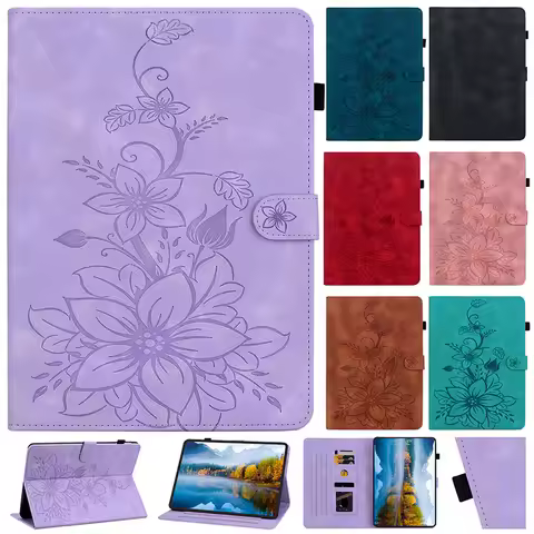 Leather Case for Samsung Galaxy Tab A11 A9 + 8.7 Plus S5e T720 Tablet Case Tab A 10.1 T510 A8 X200 S