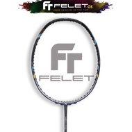 FELET Nano Fastex LT Badminton Racket 3U &amp; 4U - Grey