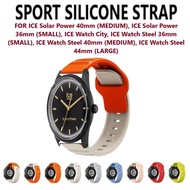 Ready Stock] Soft Sport Silicone Strap Band for Watch Ice-Watch ICE Solar Power Ice Watch City Ice W