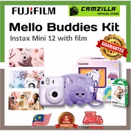 Fujifilm Instax Mini 12 Mello Buddies Kit Free With 1 Packs assorted instax mini films