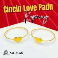 916 Gold Alloy Love Ring, Gold Ring, Viral Gold Budget Gold Ring, Pure 916 Gold Alloy Love Ring