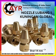GLOBAL BRASS 1 HOLE NOZZLE