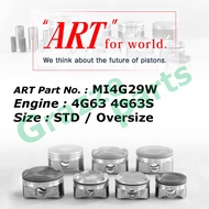 ART Piston Set MI4G29W for Mitsubishi VR4 Galant E33 Evo 6 Hyundai Sonata 5 2.0 4G63 4G63S (85.0mm)