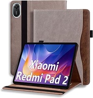 Protective Case for Xiaomi Redmi Pad 2 11 Inch 2025 - PU Leather Tablet Case with Multi-Purpose Hold