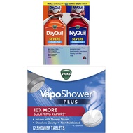 VapoShower Plus, Shower Bomb Tablets, Extra Strong Soothing Vapors, 12 Tablets, DayQuil and NyQuil S