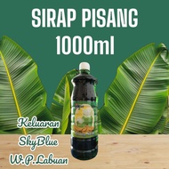 SIRAP PISANG 1000ML  KELUARAN SKYBLUE WP LABUAN