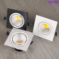 New Style Dimmable LED Downlights Recessed Square 9W 12W 15W COB Ceiling Lamp AC85-265V LED Spot Lights Indoor Lighting