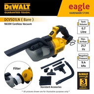 Dewalt DCV501LN-B1 18/20V Cordless Vacuum, 0.7 Litre, Standard Accessories ( DCV501LN, DCV501 ) ( Ba