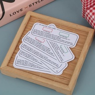 10pcs/Set Ultraviolet Test Card UVC Light Card Wave Length Indicator Card Accessory Card