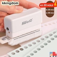 KKINGDOM 6 Holes Paper Binding Standard B5 Punch Planner