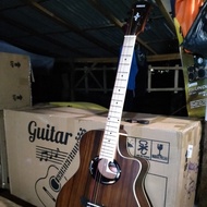 gitar akustik yamaha apx 500II premium - cokelat