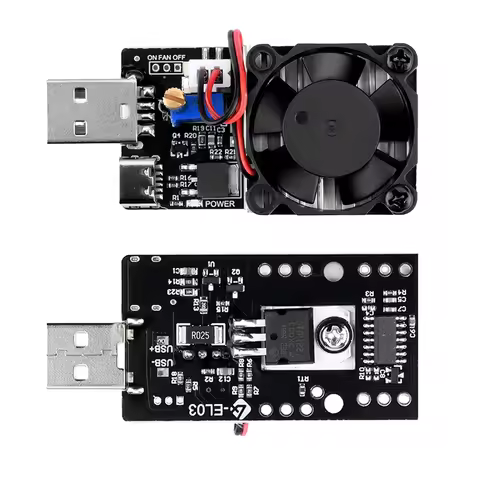 22.5W 18W DC 3.7V-13V Electronic Test Load resistor USB Interface Battery Discharge Capacity Tester 