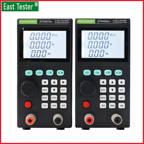 ET5406A+ ET5407A+ Programmable DC Electronic Load Battery Tester 200W 120V 180V 20A 30A Battery Capa