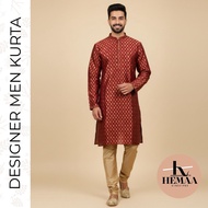 Men's Kurta Size 44 | Long Sleeve Kurta with Pants | Party wear Kurta